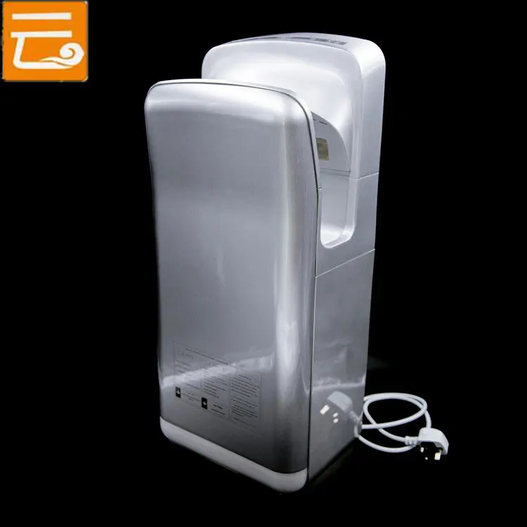 Electric commercial hand dryer black for hotel usage