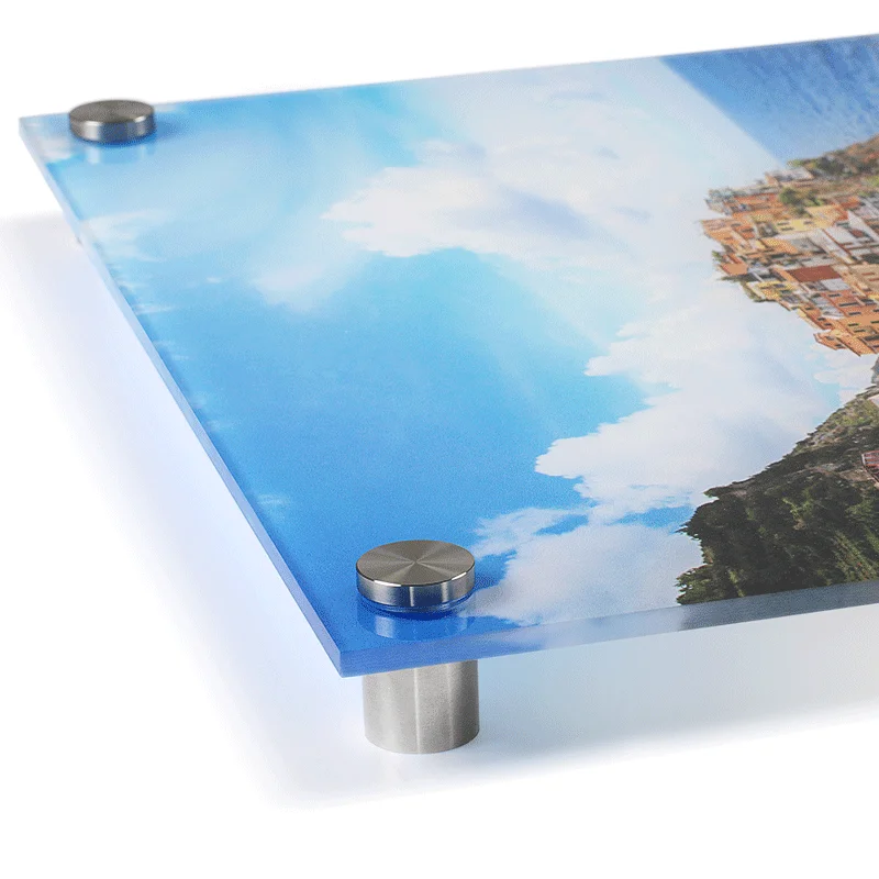 Customized clear or color acrylic sheet UV printing, customized picture and size UV screen digital printing acrylic logo