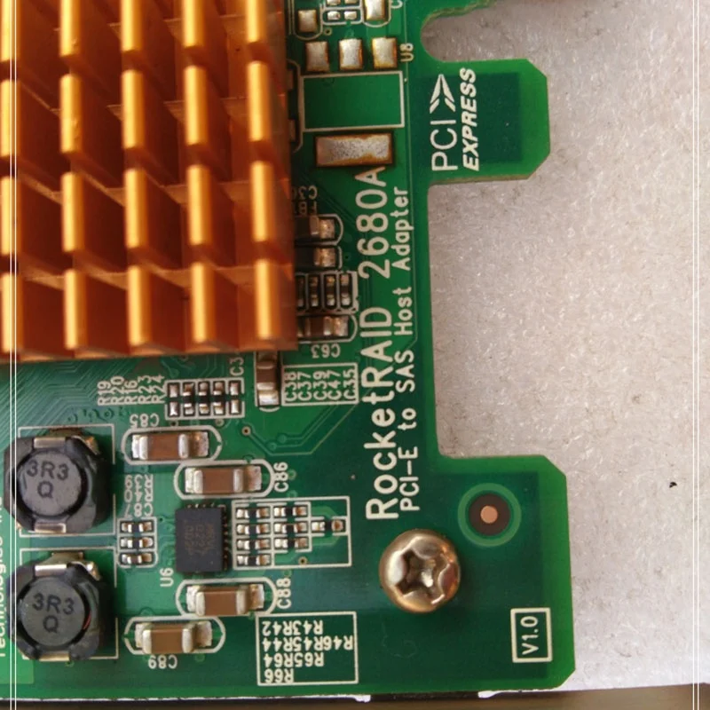 RocketRAID 2680A RAID карты 3 ГБ/сек. 8 портов встроенный PCI-E на SAS жестком диске карта для массива данных перед отправкой превосходными