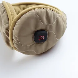 Electric storage heating quilting foldable ears muffs Cold winter warmly ear warmer earmuff temperature 55 degrees