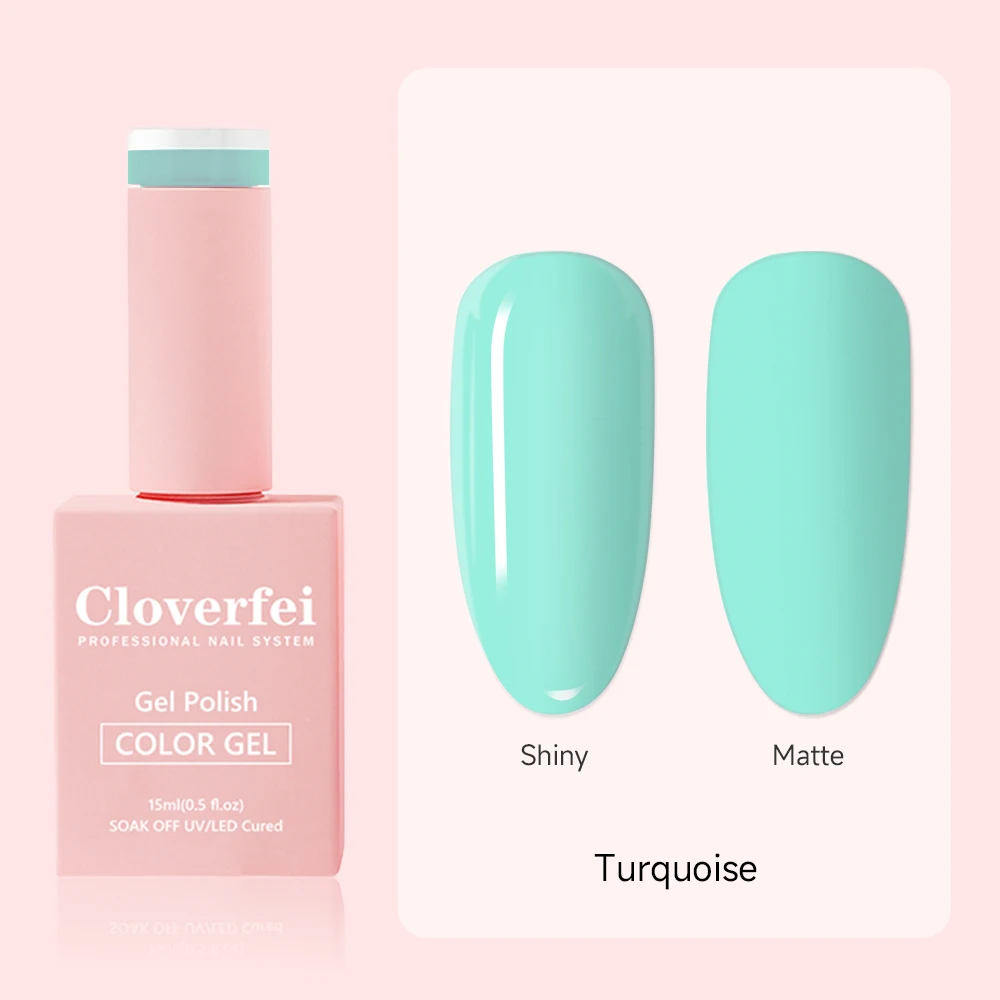 Cloverfei Oem Custom Logo Gel Polish Summer Uv Led Soak Off 3 In 1 One Step Gel Polish Wholesale Nail Polish