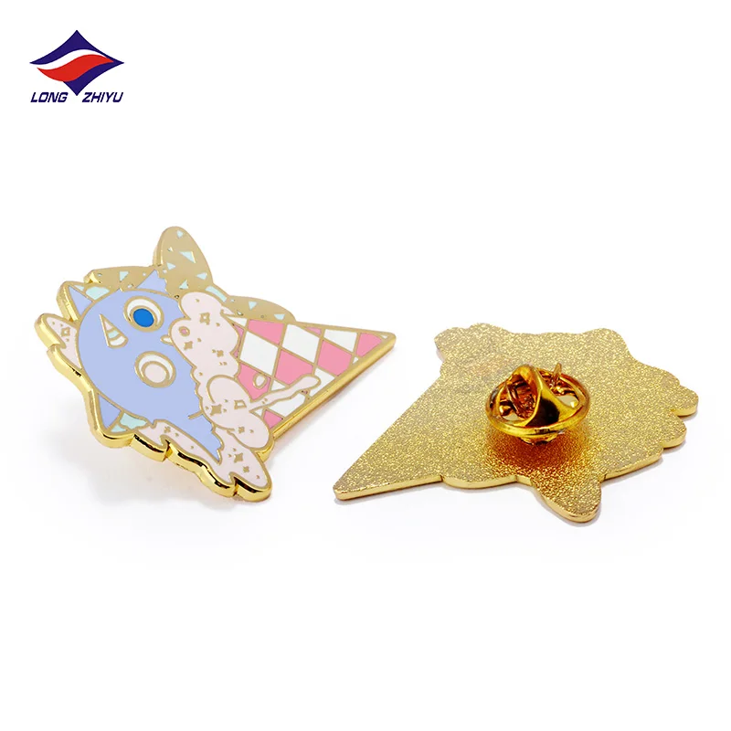Longzhiyu Bespoke Lapel Pins Custom Logo Hard Enamel Pin Badges Metal Crafts for Promotional Gifts
