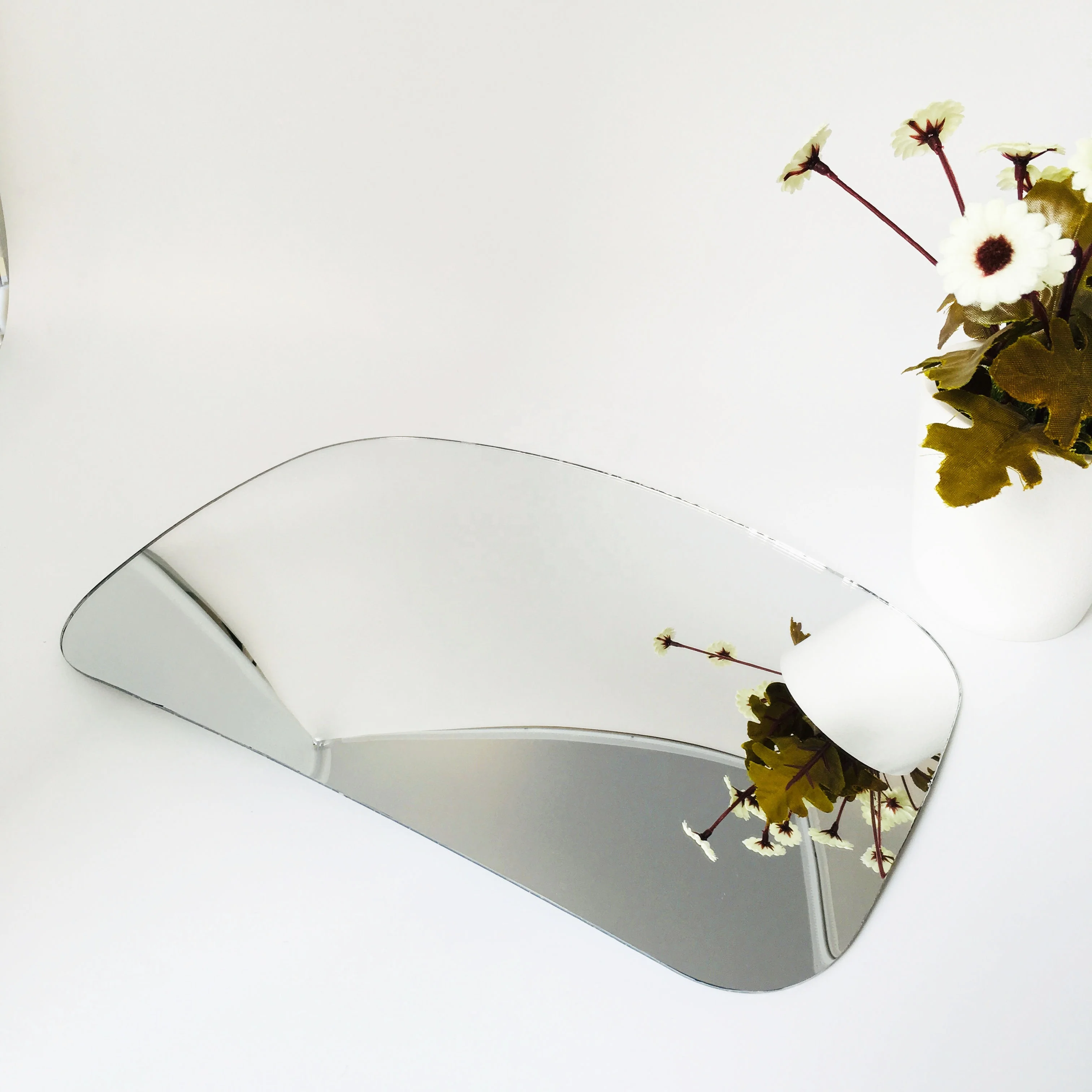 AySha factory 1.8mm 2.0mm  small convex mirror glass sheet