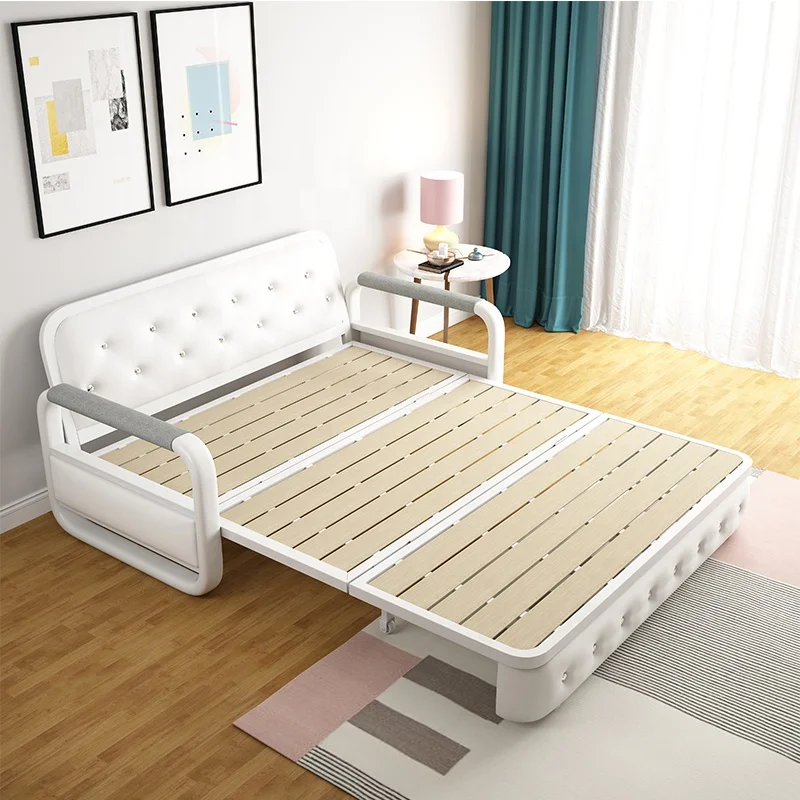 
Lowest wholesale factory price lounge sofa bunk cum fold bed with storage 556 