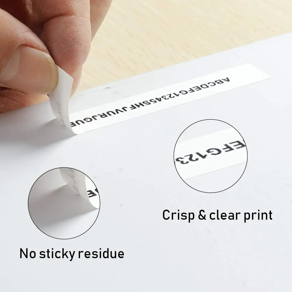 Strong adhesive label cassette tape 9mm Tze-S121 S221 S621 S921 for brother printer