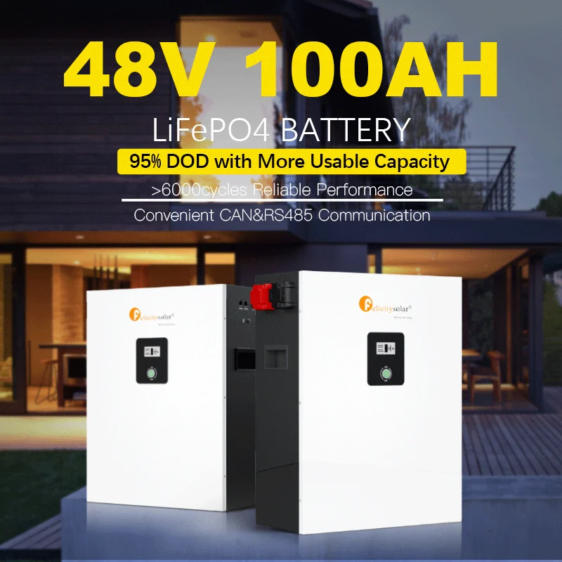 felicity solar battery for house 48v 100mah rechargeable battery lithium solar battery