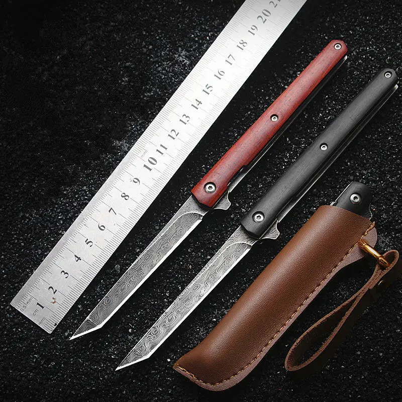 stylish outdoor survival Knife traditional hunting camping metal blade folding pocket knife edc