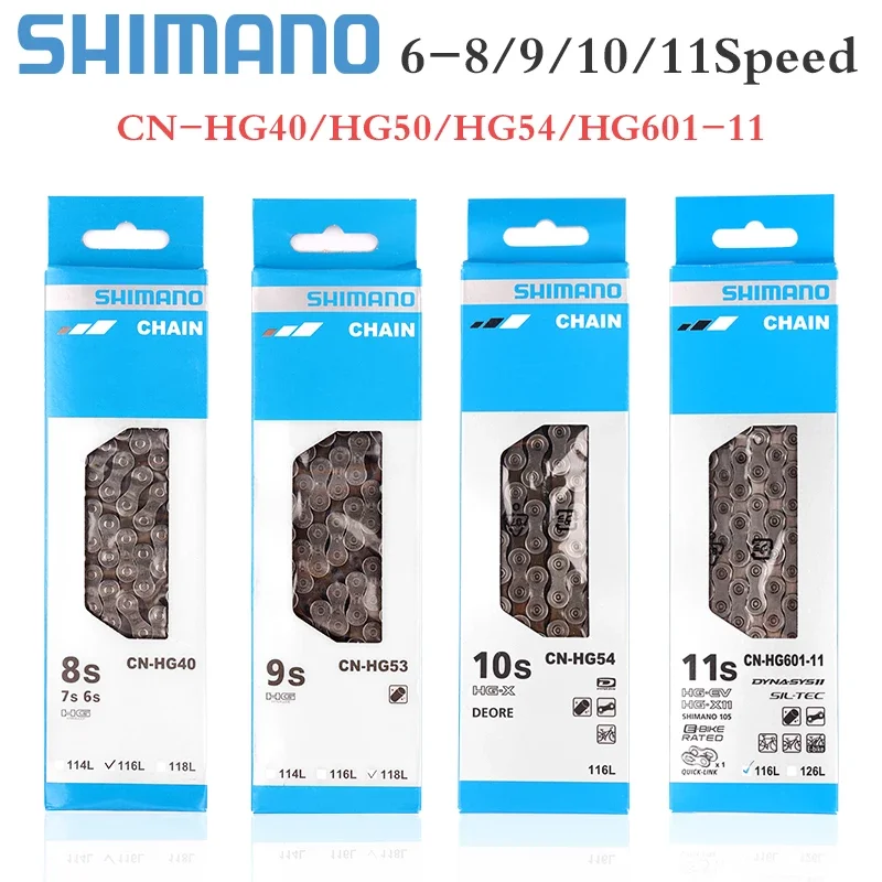 Shimano 8/9/10/11/12 Speed M7100 M8100 HG Chain Bicycle Chain Mountain Bike Road Racing Ebike Chain Boxed packing