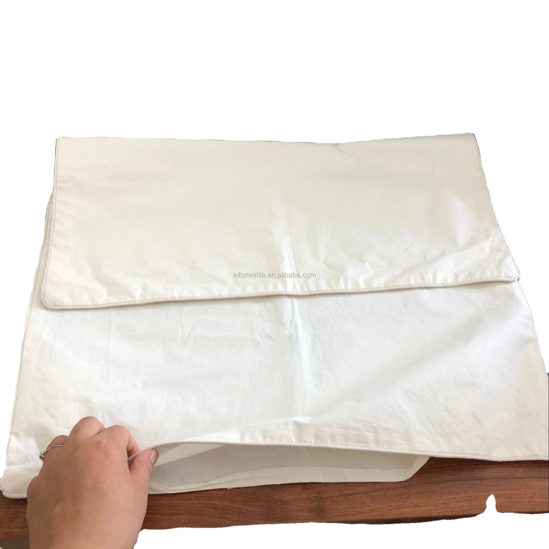 100% white satin stripe bedding microfiber fabric