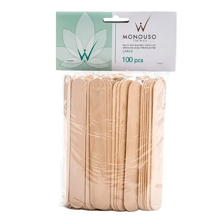 Wooden paddles applicator sticks for waxing low price quality material eyebrows, small wholesale, depilate