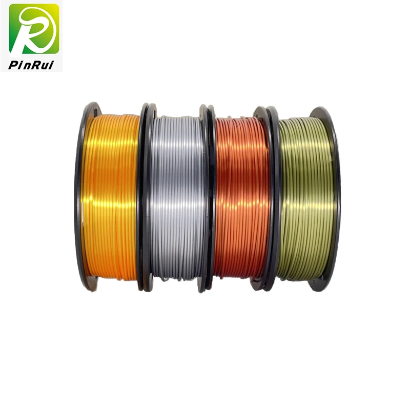 3d Printer Silk Pla Filament Net Weight 200g-250g Eco Friendly 1.75mm Toughness 3d Printer Pla Filament