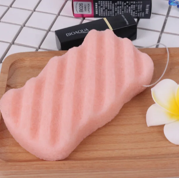 Лидер продаж, 100% натуральное средство для снятия макияжа, очищение лица, Коньячная губка для ребенка или чувствительной кожи