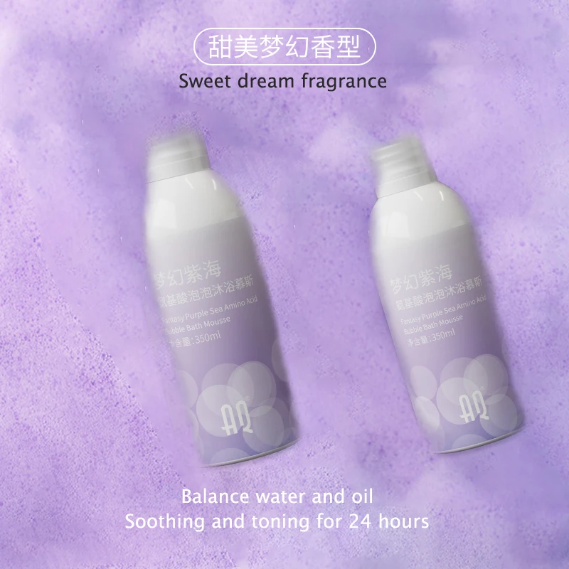 Wholesale 350ml Naturally extracted fruit essence nourishing whitening bath Gel Bath Foam Body
