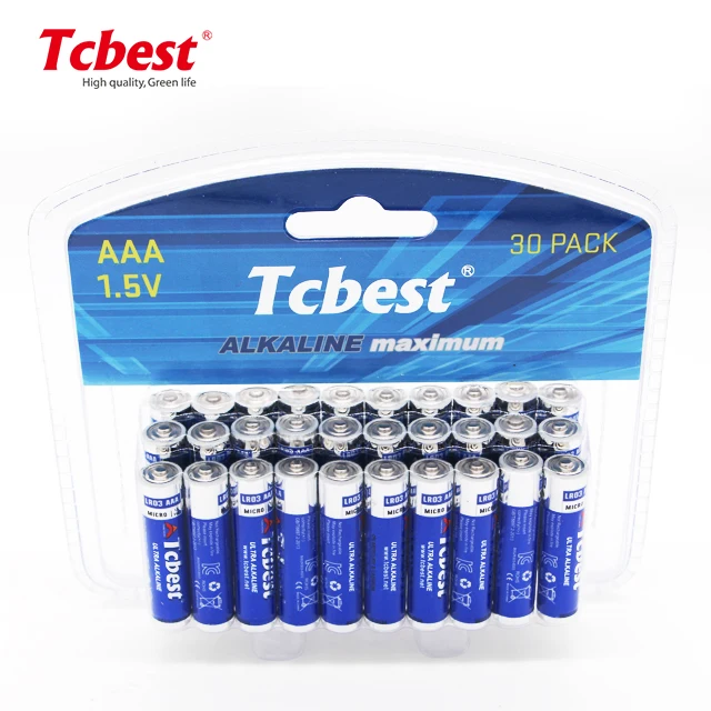 1.5v 140mins Super Alkaline Battery LR03 Battery Size AAA Battery