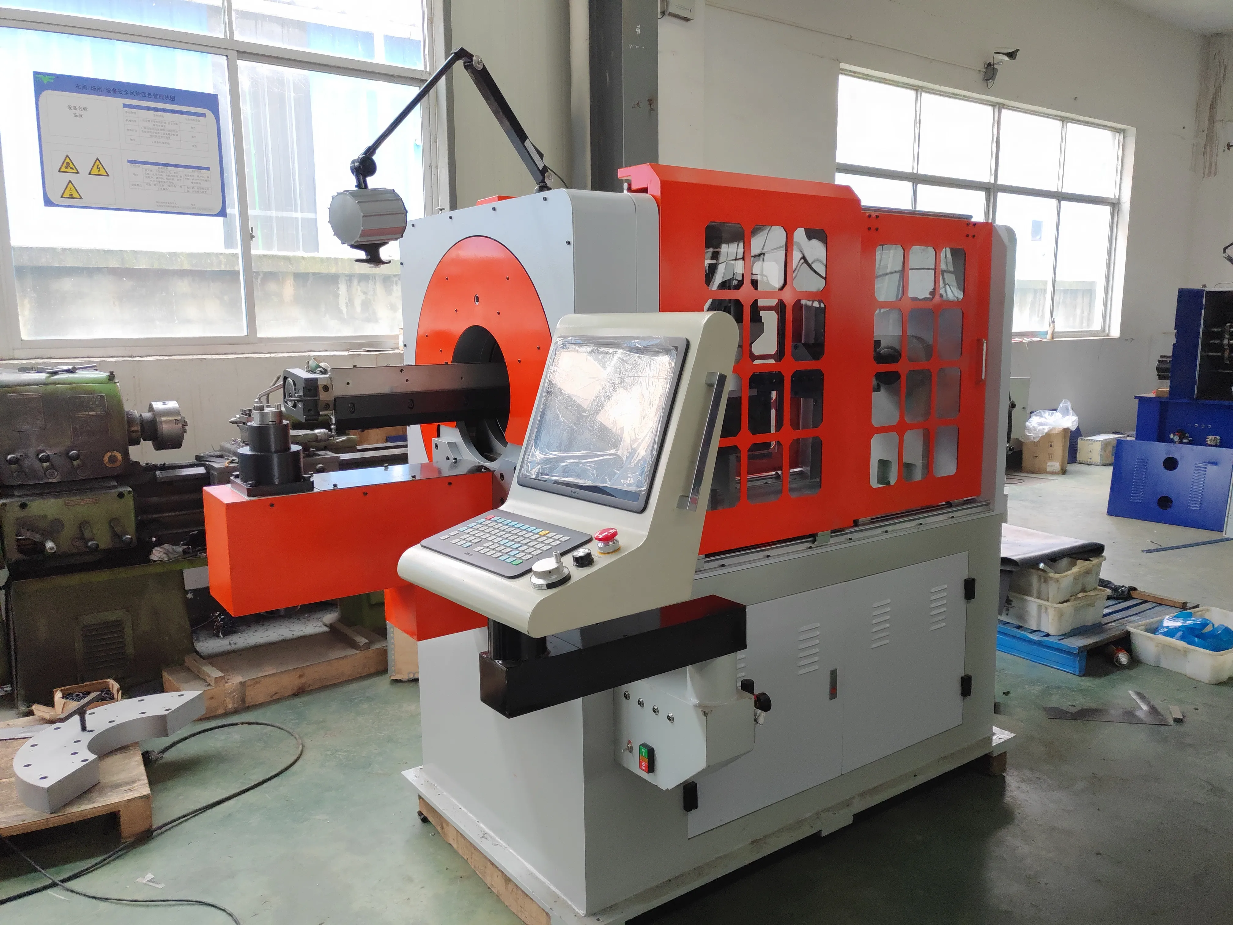 YinFeng Brand CNC-8580 Stable quality CNC 3D Wire Bending Machine used iron/stainless steel/aluminum