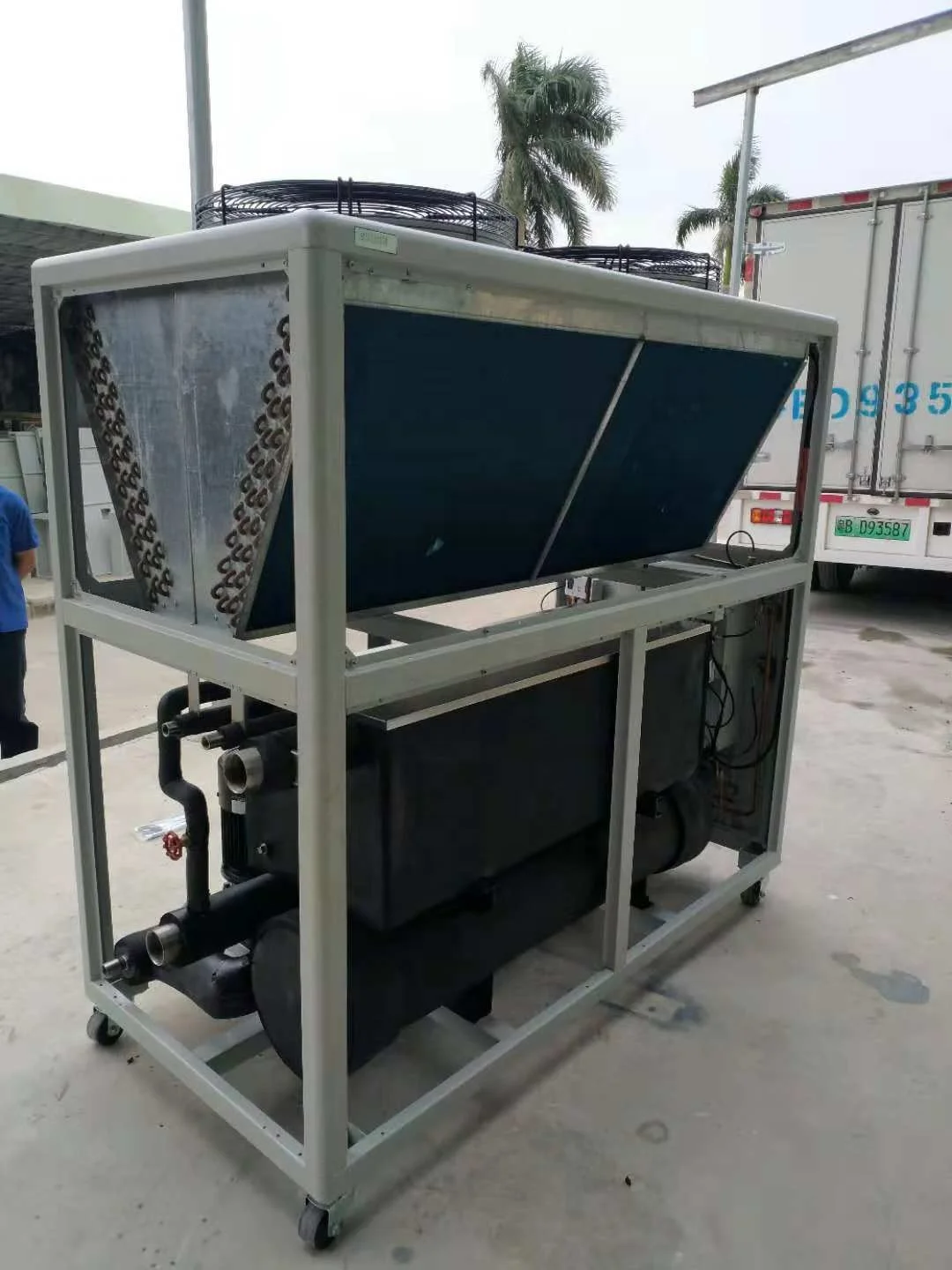 15 Ton 50kw Industrial Air Cooled Water Chiller