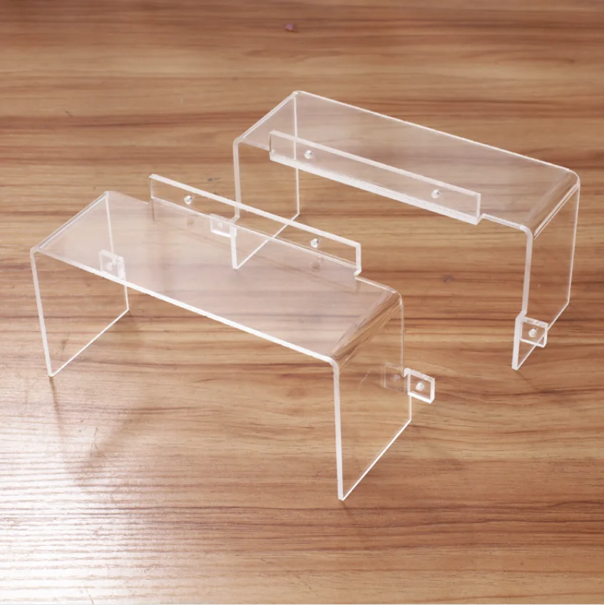 Factory custom acrylic jewelry display stand U-shaped shelf shoe rack hand office aberdeen wallet bracelet display stand