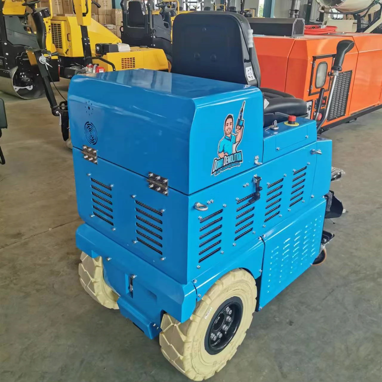 ride on VCT tile playground rubber floor removal floor scraper machine