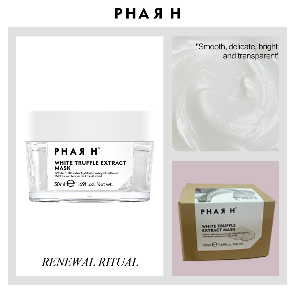 Skin Jili customized wholesale skin care mask natural plant fruit extract white truffle moisturizing beauty whitening mask