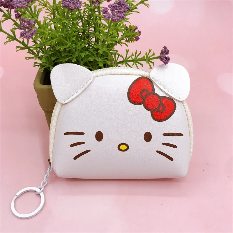 Mini Wallet Ladies Change Purse Wholesale Gift Kitty Girl PU Leather Coin Bag Card Key Pouch Money Cartoon Lovely Monster Pocket