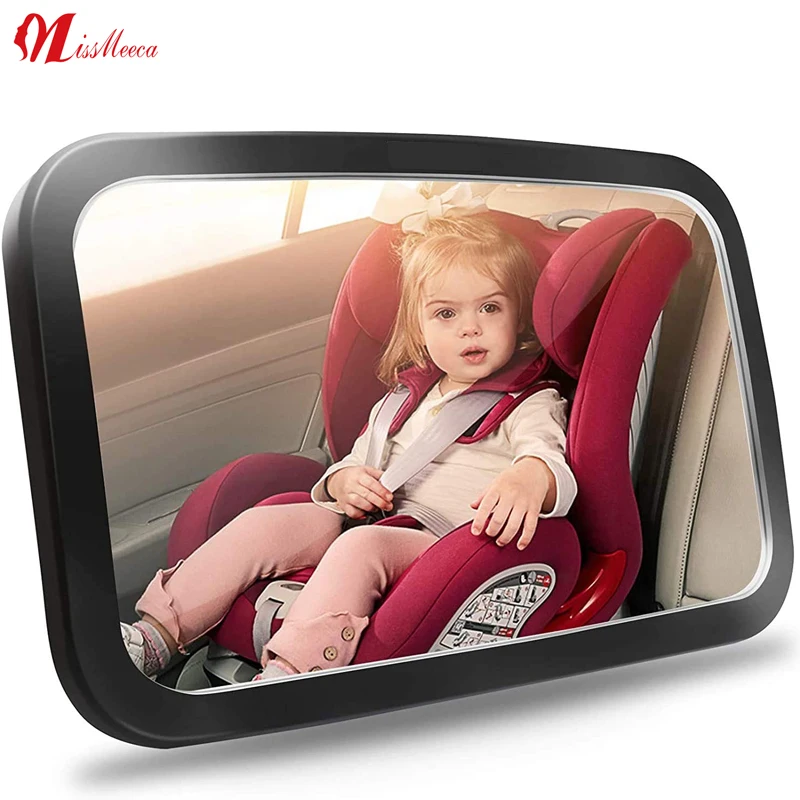 Missmeeca Espejo Coche Bebe Miroir Baby Car Mirror For Back Seat Shatterproof Rear View Monitor Baby Rearview Mirror Smart