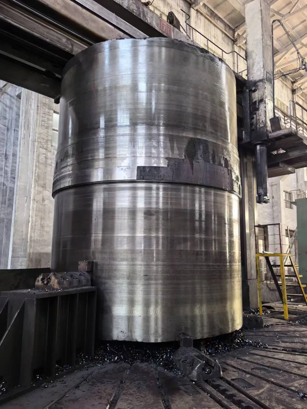 C45 4130 4140 42CrMo4 4340 грубая обработка и UT JIS EN ASME ASTM гидравлическая втулка цилиндра кованая
