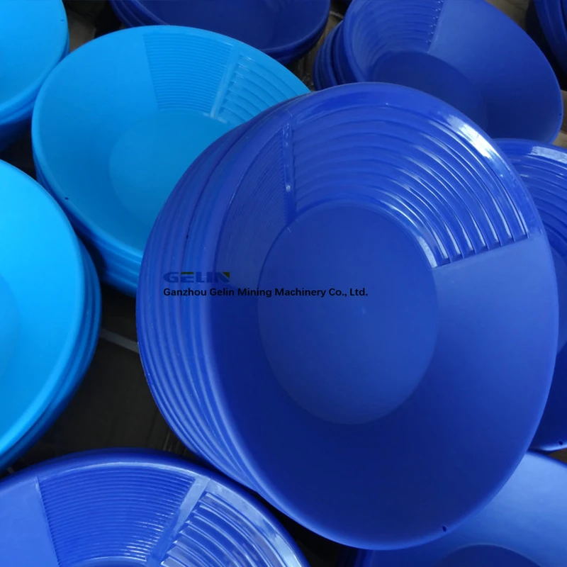 Alluvial sand gold gold washing pan