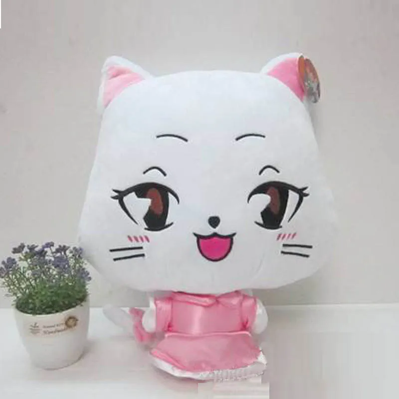 New 20cm/30cm Anime Fairy Tail Natsu Dragneel Plush Toy Cute Happy Charles Cat Animal Pets Stuffed Dollls Gifts for Boys Girls