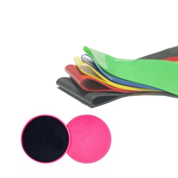 Natural Latex Resistance Bands and Core Sliding Discs