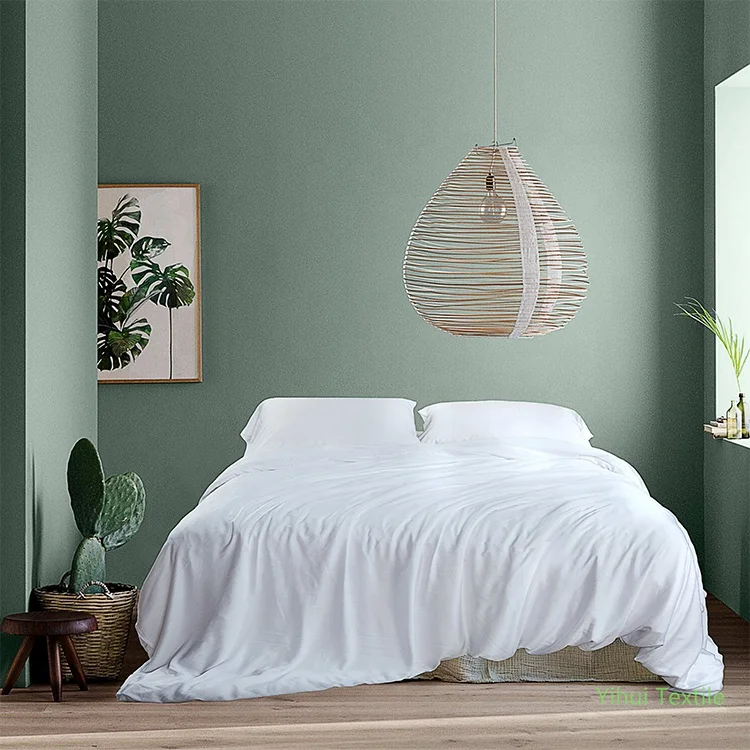  Factory direct soft and silky Anti bacterial Oeko-Tex 100 organic bamboo duvet cover sets bed