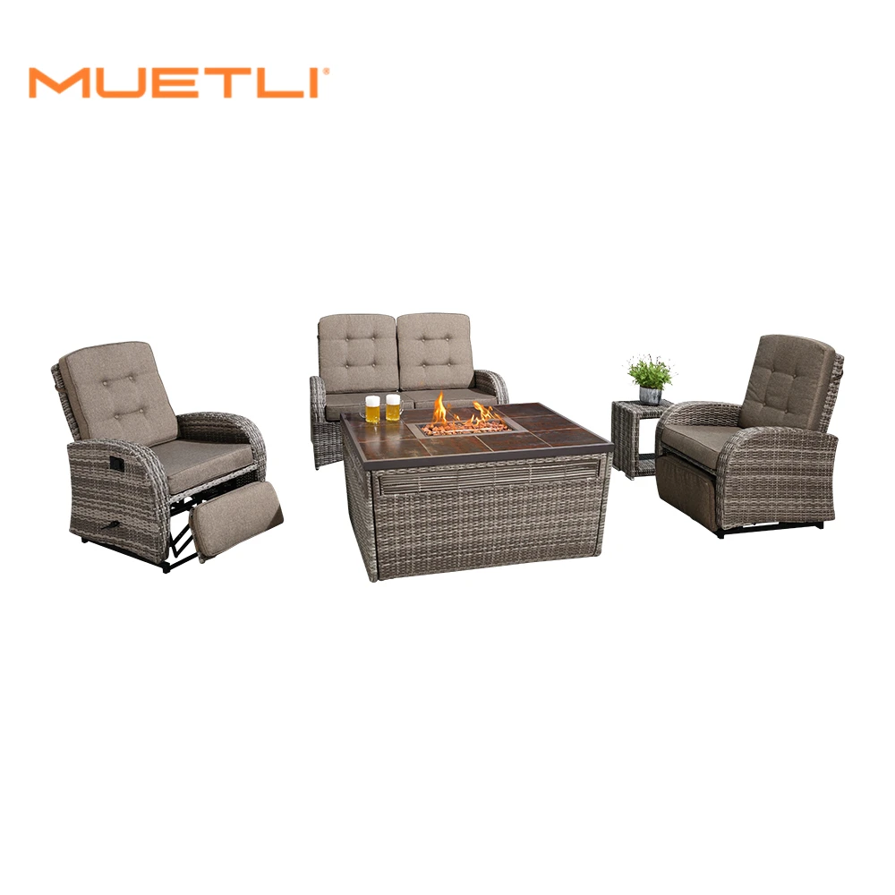 High Quality Custom  Patio Garden Outdoor Sectional Sofa Lounge Sofa Garden Corner Sofa Furniture