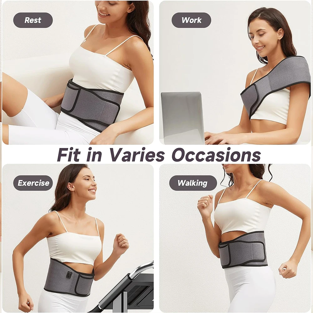 Home Use 660nm 850nm Led Belt Flexible Red Light Therapy Belt Beauty Equipment for Adult Pain Relief Health Care Waist Wrap