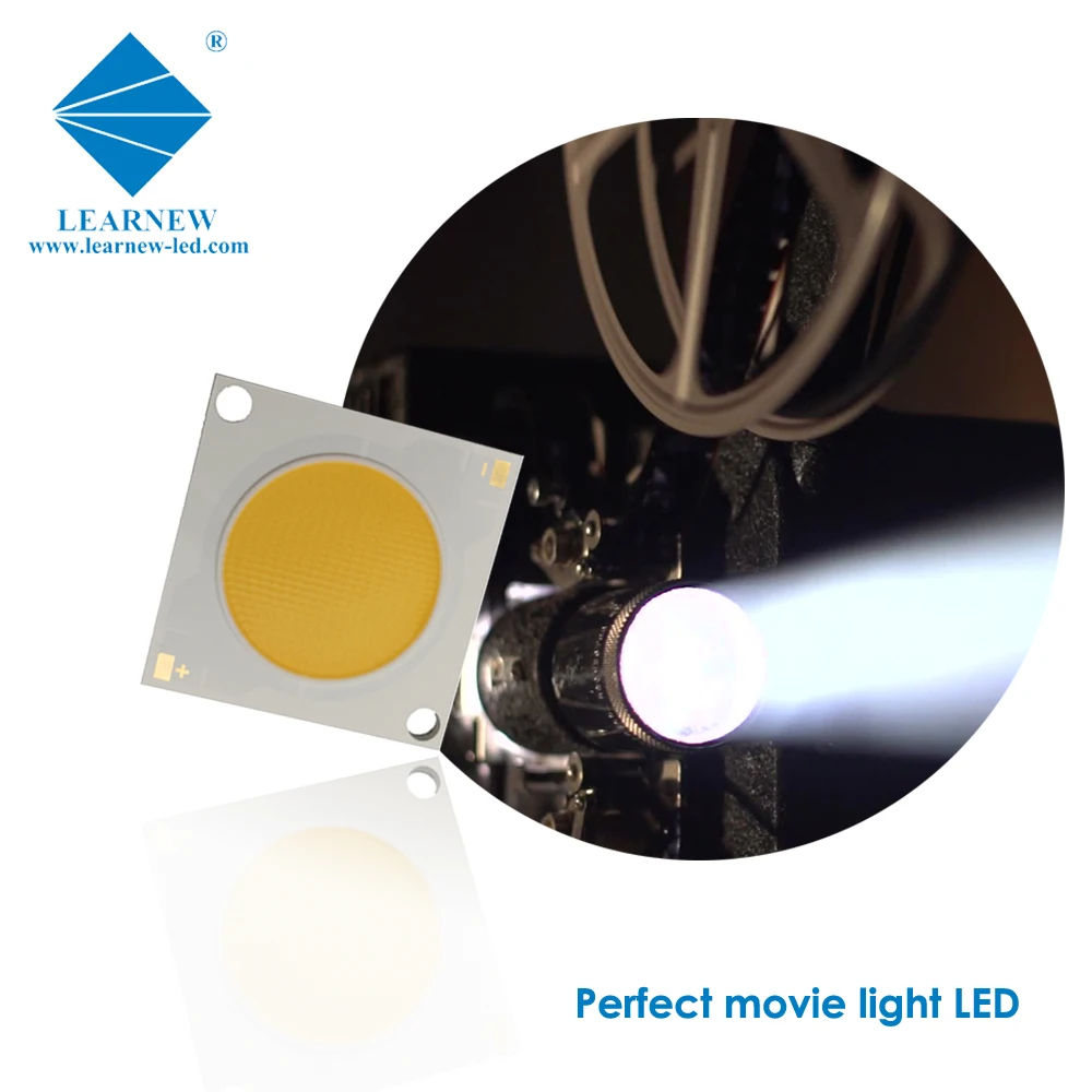 
high cri 95 98 30w warm white natural white and pure white 28*28mm high efficiency cob led chip for led movie light 
