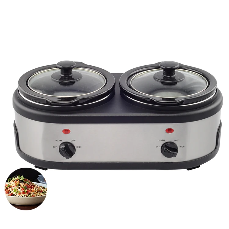 Factory Hot Selling Electric Ceramic Pot Food Warmer Buffet Server For Holiday