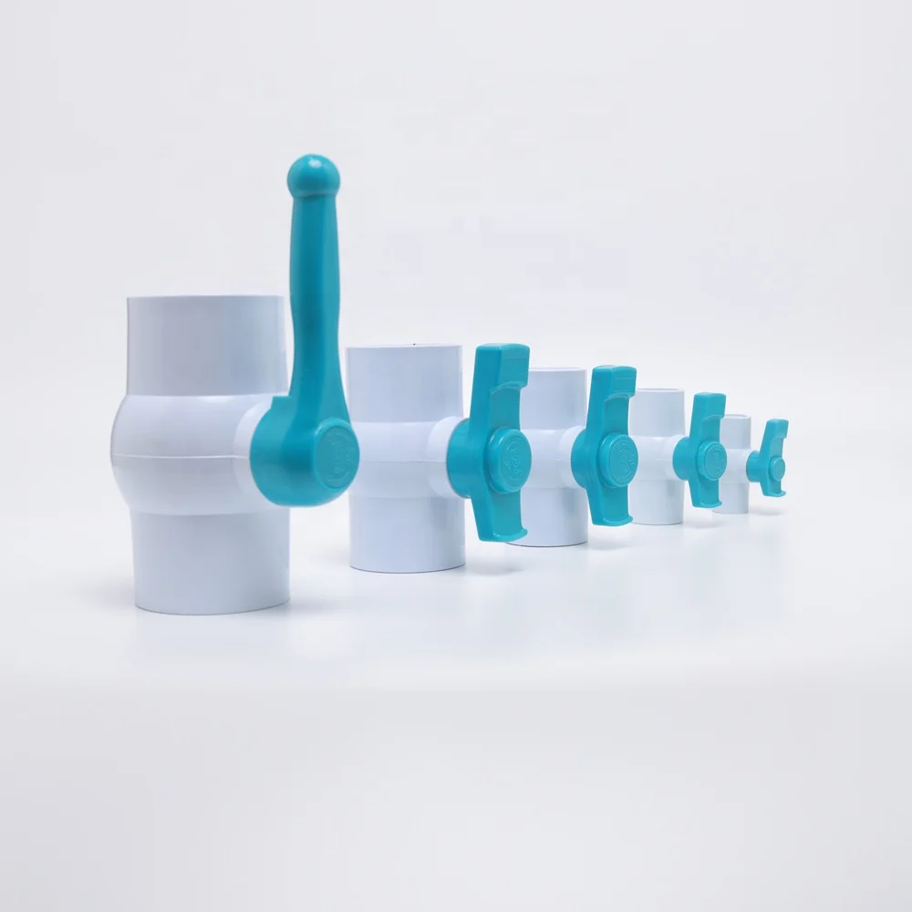 PVC octangle ball valve economical type 25mm