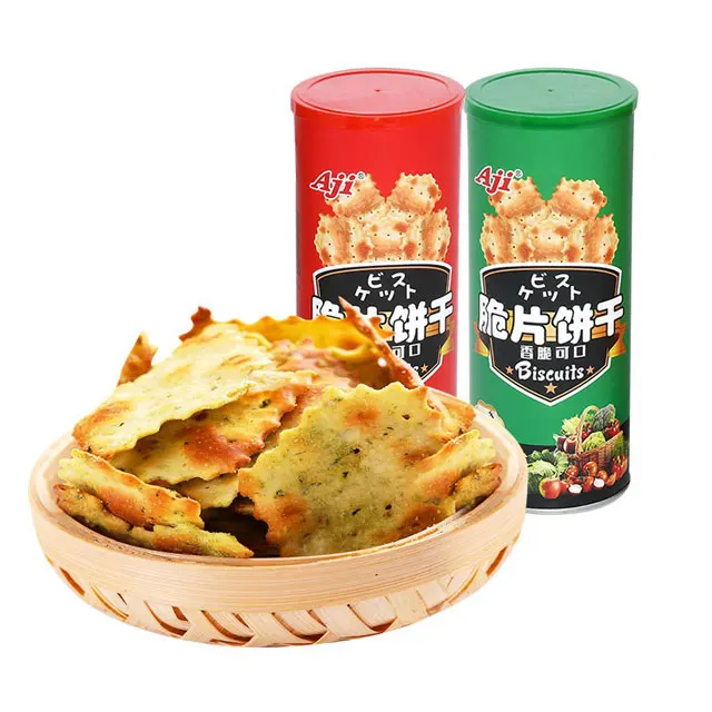 Spot wholesale customized delicious Chinese traditional snacks food packaged Vegetable cracker biscuit