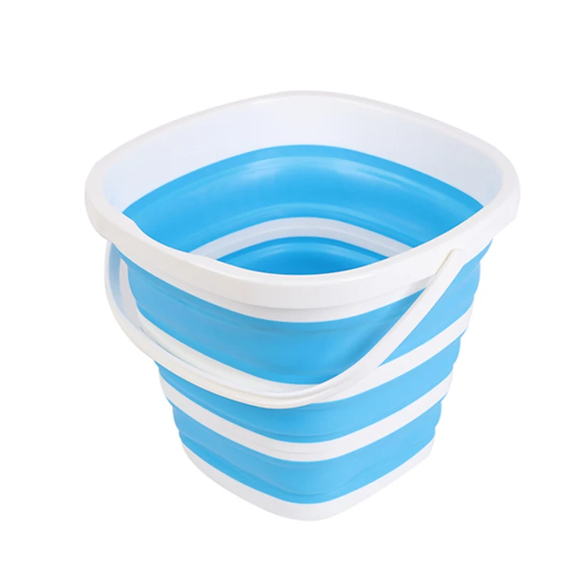 Hot Sell Folding Plastic Water Storage Box Household Silicone Foldable Water Buckets