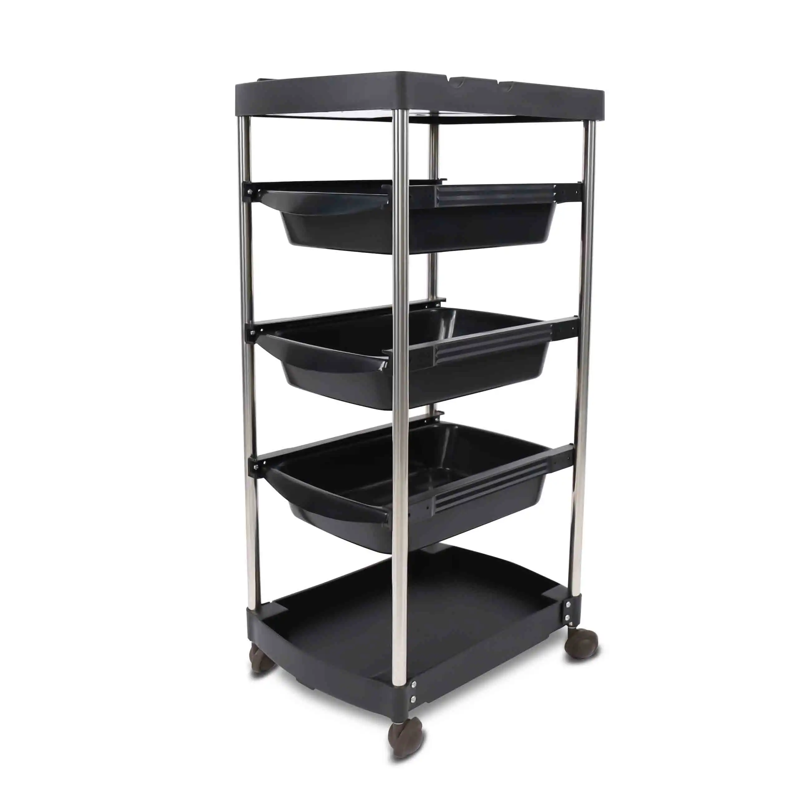 X07 new design 4 drawers hairdresser facial on line and shop selling barber cart  beauty salon trolley