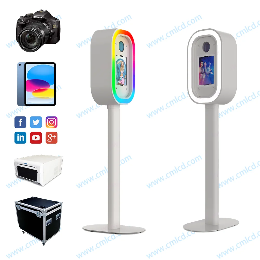 Panic Buying mini vogue photobooth for Wedding Grad Party Prom Season Events Photo Booth with flight case photobooth