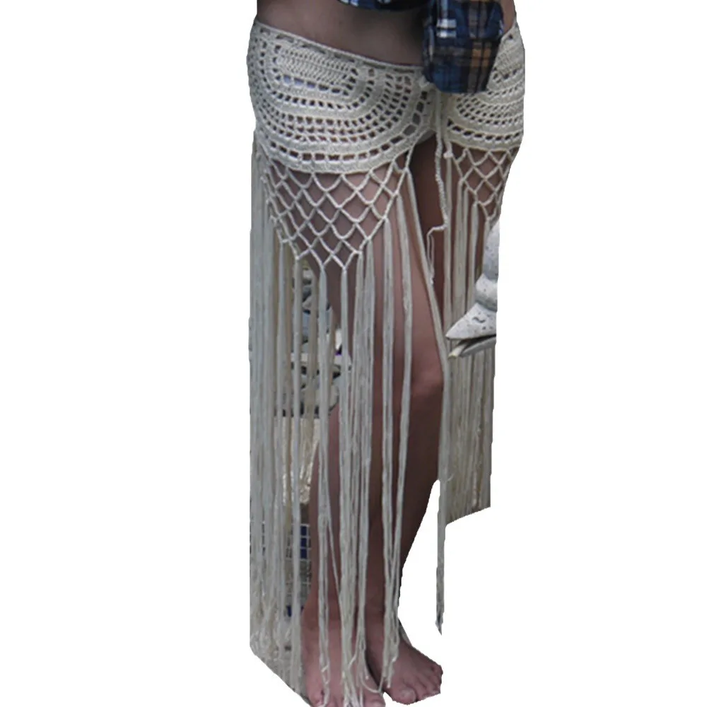 Женская трикотажная юбка-бикини