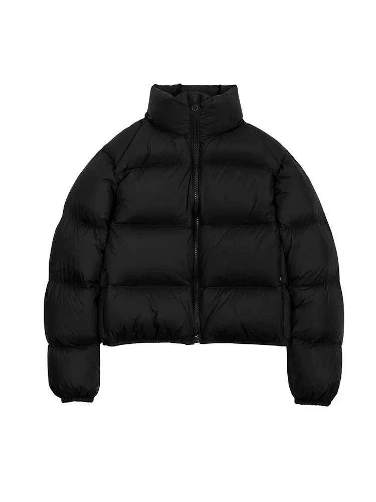 Goose down and duck down can be customized for women thick fashion coat