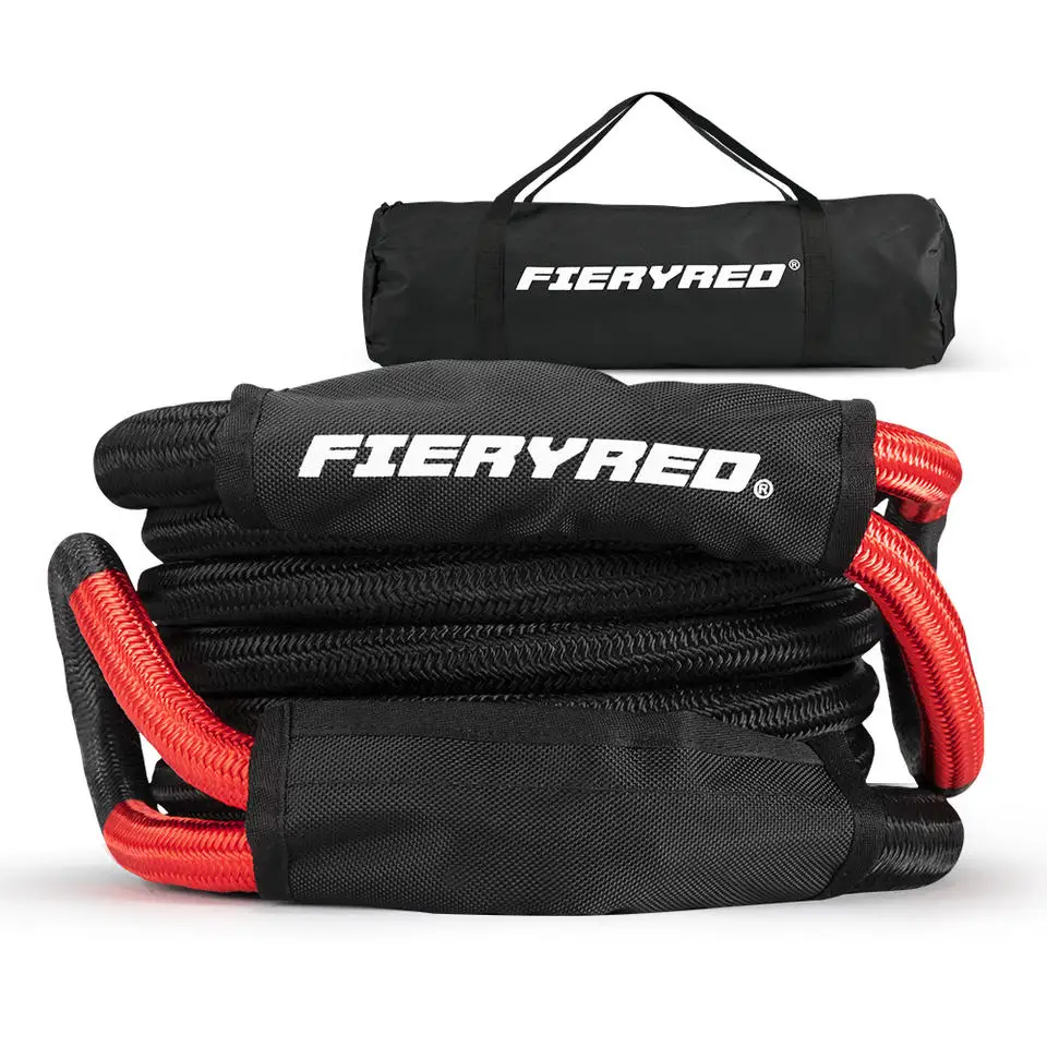 FIERYRED нейлон 22 мм x 6 м 18700lbs 4x4 внедорожный Автомобильный Буксировочный канат
