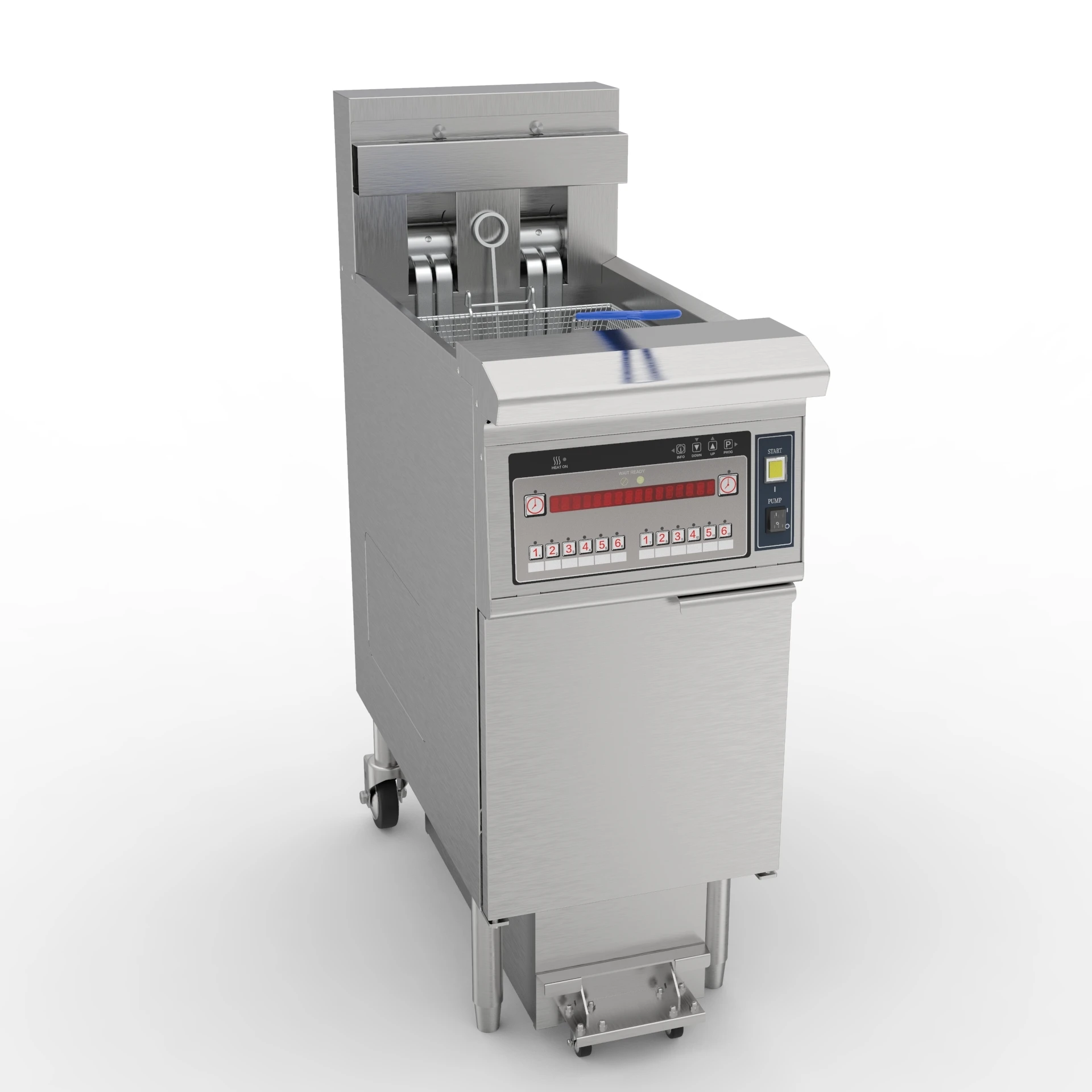 Hot CE ISO KFC kitchen style  electrical commercial fryer henny penny open fryer  for sale