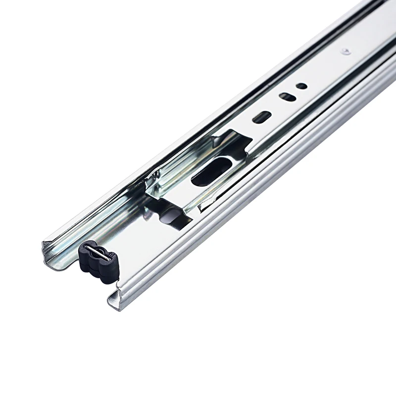 35mm dinning table sliding rails table extension slide for drawer black finished ball bearing drawer slide