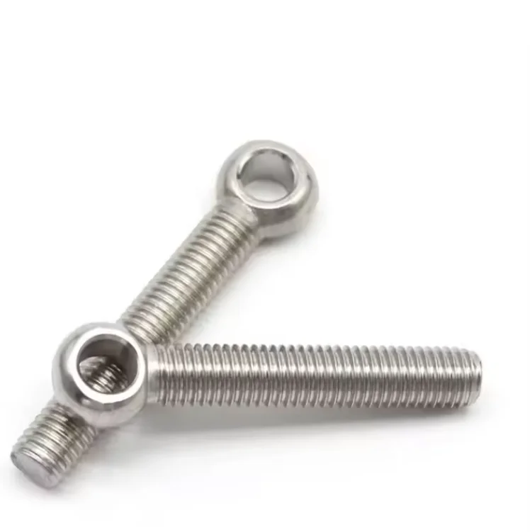 High Quality Din 444 M10 M12 round Eye Bolt 16mm stainless Steel with Plain Finish Hex Head Bolts