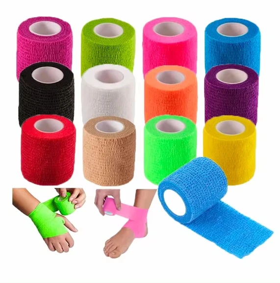Self Adhesive Bandage Wrap Vet Wrap Cohesive Bandages Self Adhering Bandage Wrap Athletic Tape Self Adhesive