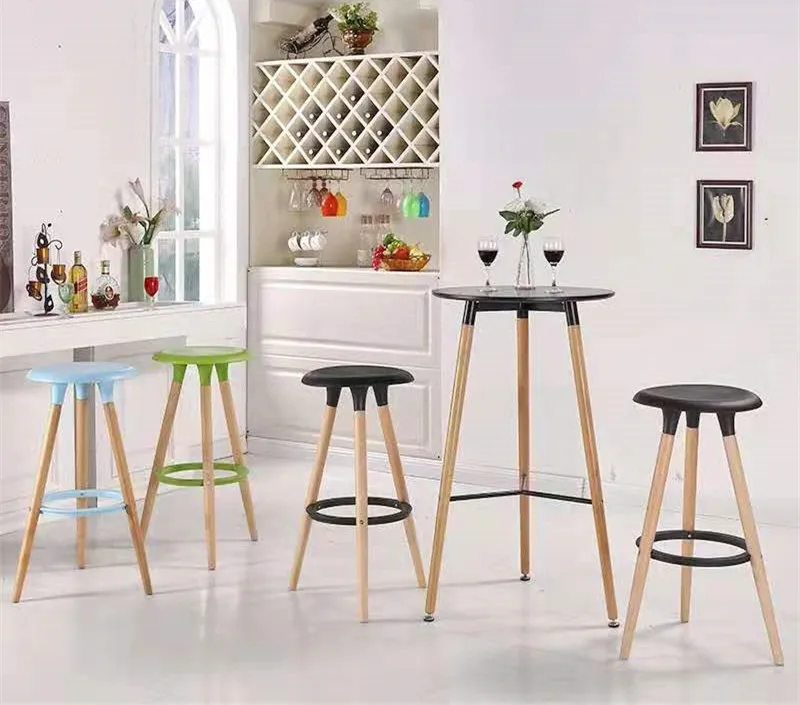 Кофейный столик из МДФ для салона высокий стул кафе обеденный стол ресторана