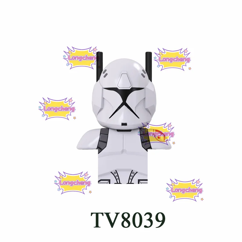 Popular TV Series Space War Trooper Spark Clone Trooper Purge Mace Windu Commander Blackout Mini Wars Building Block Toys