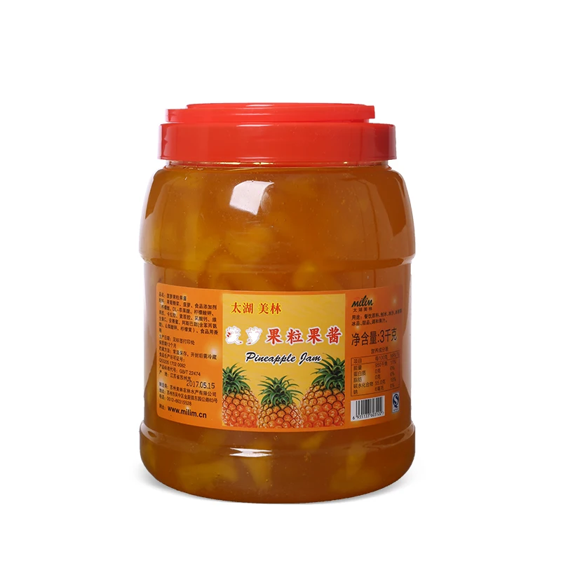 Concentrated pineapple juice pineapple jam direct sale of milk tea raw material factory in Taiwan, China