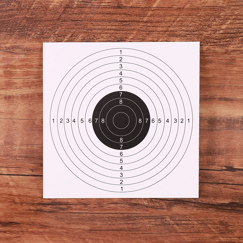 Shooting Accessories Circular Paper Targets Non-Adhesive Training Aim Shooting Paper Target 14 cm 100 pcs